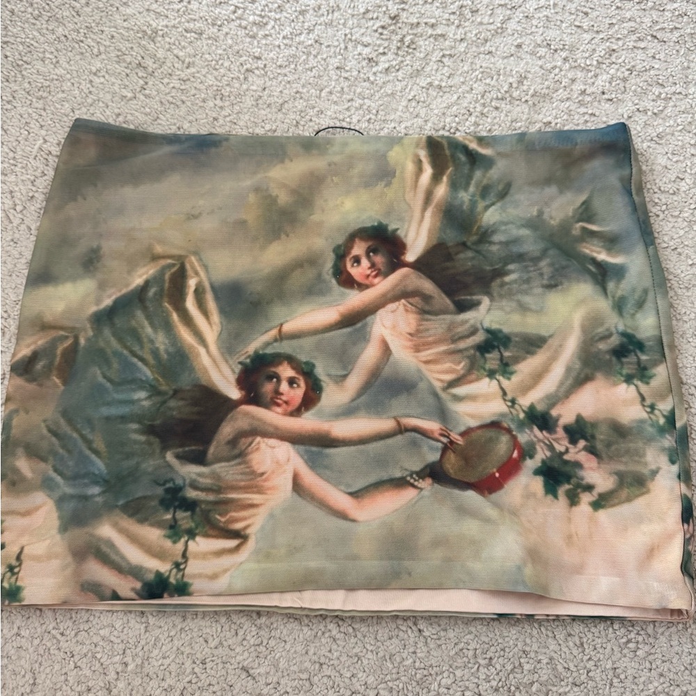 Artistic Angel Edikted Print Skirt